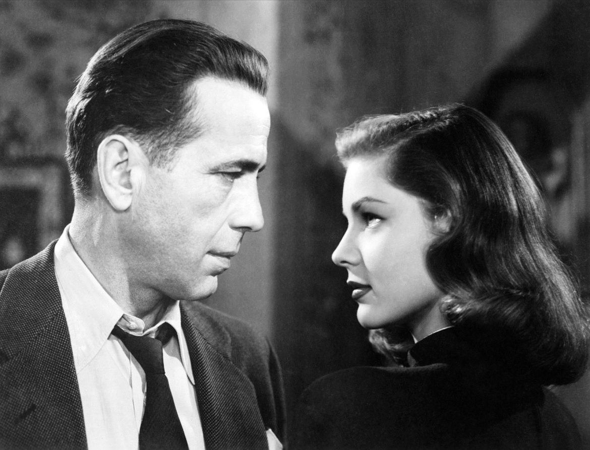 Bogart und Bacall in The Big Sleep