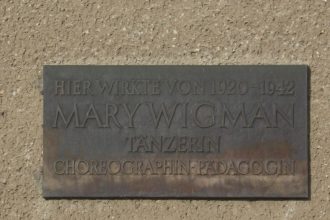 Mary Wigman Gedenktafel